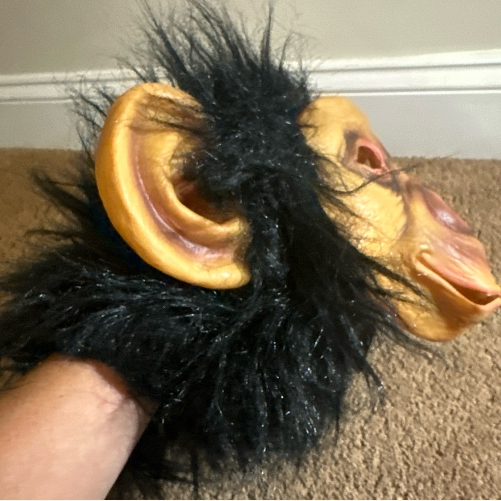 Chimp Monkey Ape Mask Full Face Costume Spirit Halloween One Size - Picture 3 of 9